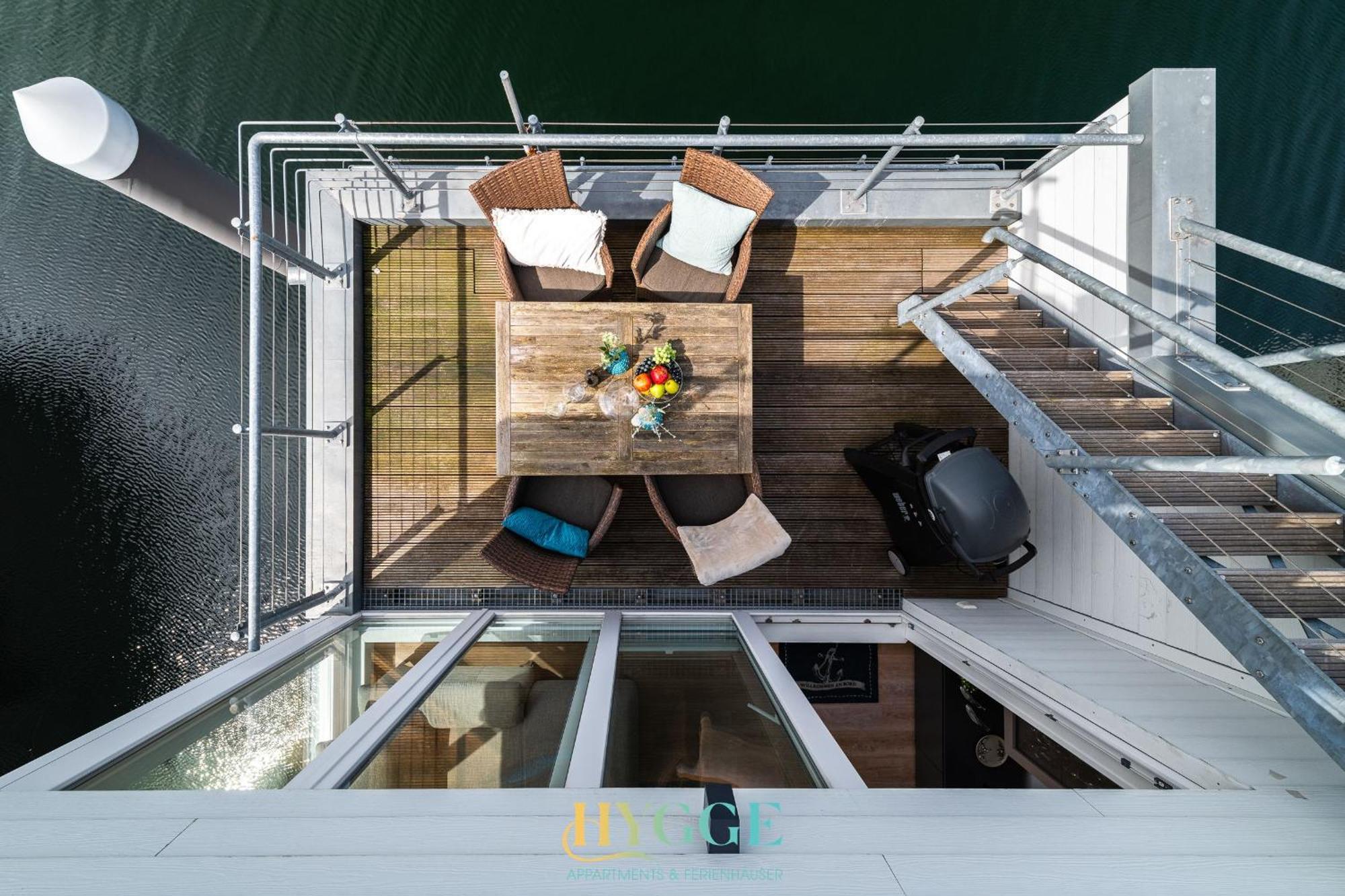 Schwimmendes Haus - An Bord Zwei Hotel Olpenitz Exterior foto